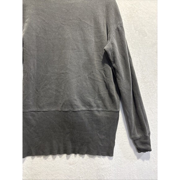 Wilt Women's Long Sleeve Distressed Neckline Pullover Top Grey Size Medium Boho - Picture 13 of 16
